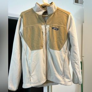 Tan zip up sweat shirt from Lands End